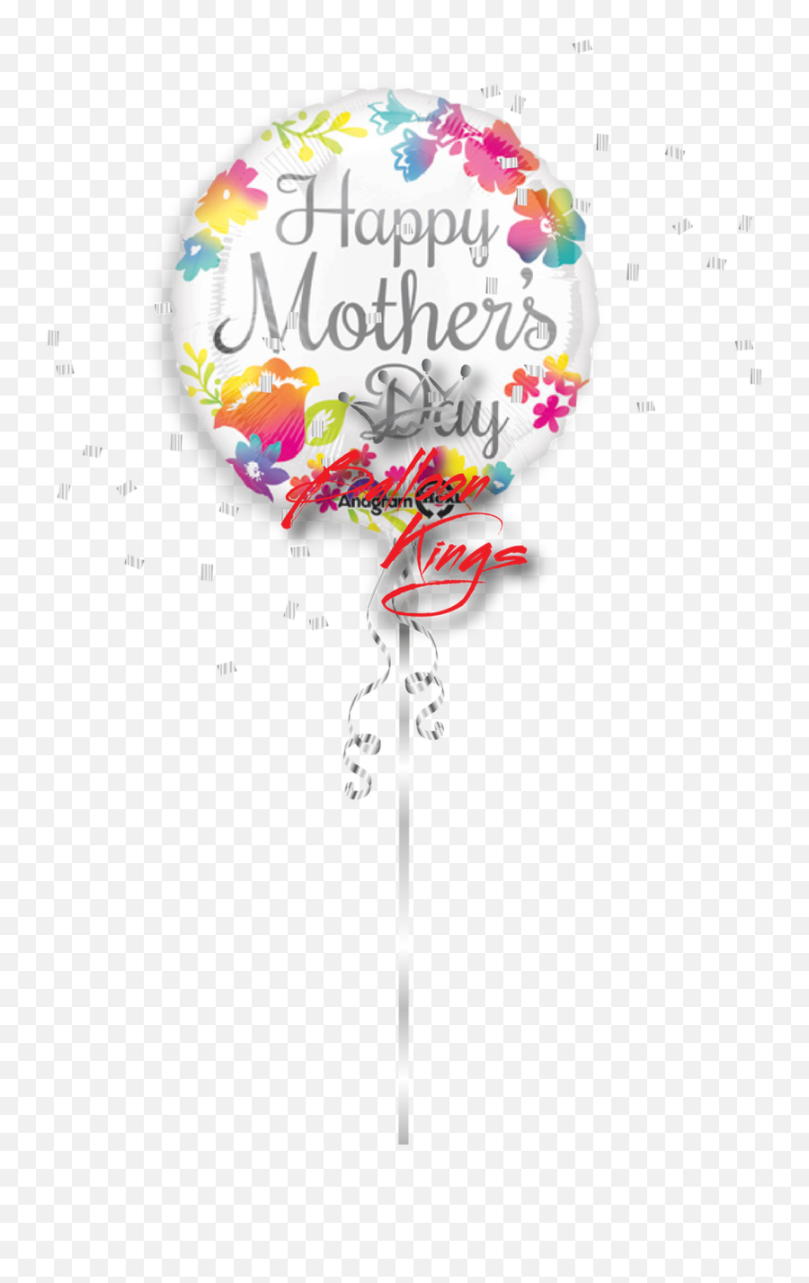 Happy Mothers Day Watercolor - Day Balloons Foil Png,Happy Mothers Day Transparent