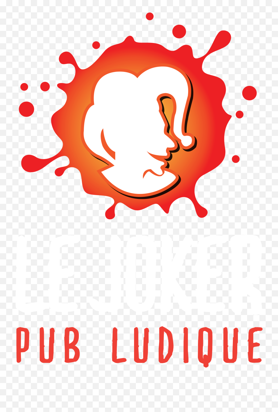 Logo Joker Blanc - Joker Pub Ludique Drummondville Png,Joker Logo Png