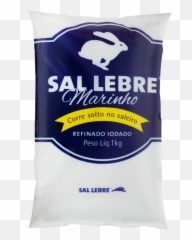 Sal Refinado Lebre Pacote 1kg - Sal Marinho Lebre Png,Sal Png