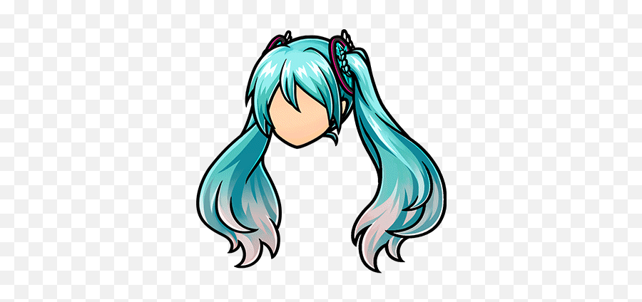 Hime Cut Png U0026 Free Cutpng Transparent Images 37944 - Hatsune Miku Anime Hair Png,Anime Hair Png