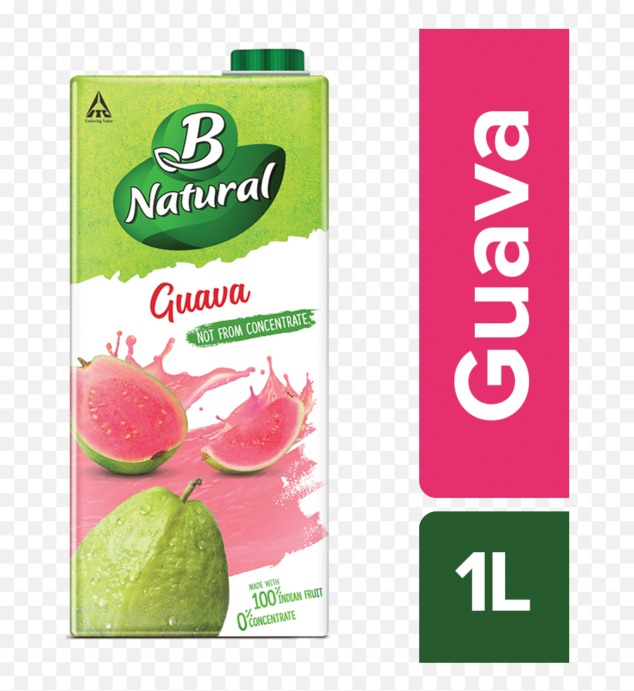 B Natural Juice - Guava Gush 1 L Carton B Natural Mixed Fruit Juice Png,Guava Png B Natural Juice - Guava Gush 1 L Carton B Natural Mixed Fruit Juice Png,Guava Png