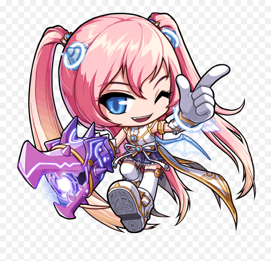 The Best Maplestory Class Of Every Role - Maplestory Angelic Buster Sprite Png,Maplestory Png