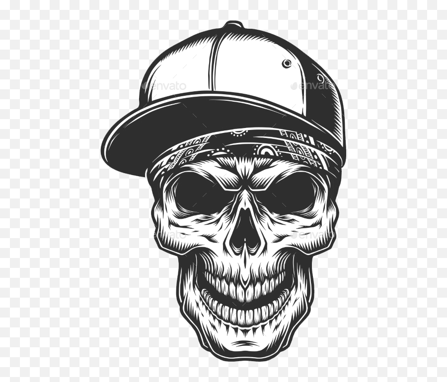 Collection Of Free Transparent Gangsta - Skull With Cap Png,Gangster Transparent