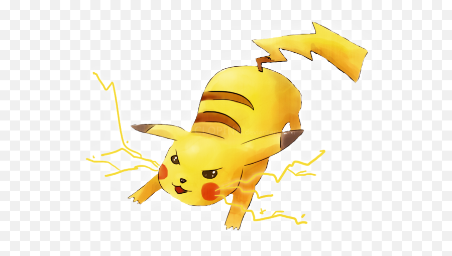 Pikachu - Thunder Pokemon Png,Thunderbolt Png