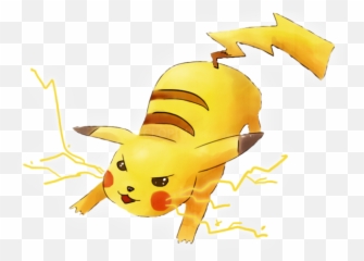 Pikachu - Thunder Pokemon Png,Thunderbolt Png