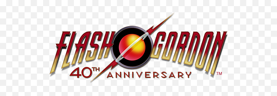 Flash Gordon - Flash Gordon 40th Anniversary Png,The Flash Logo Png