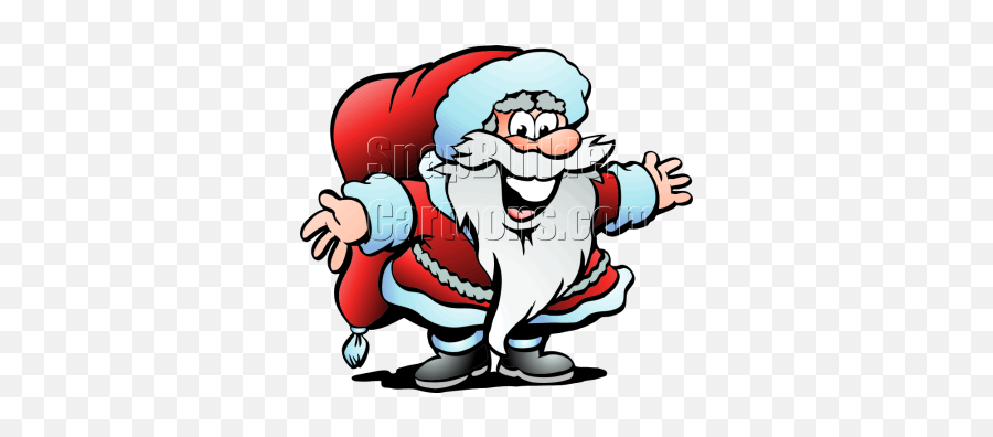 Christmas Santa Clause Mascot - Santa Claus Drawn Png,Santa Clause Png