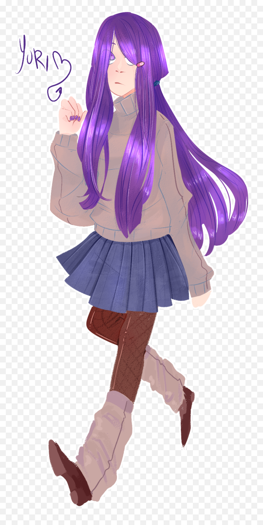 Download Yuri Ddlc Doki Literature Club Png