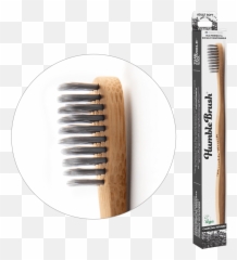Humble Brush Adult - charcoal infused soft bristles Co png