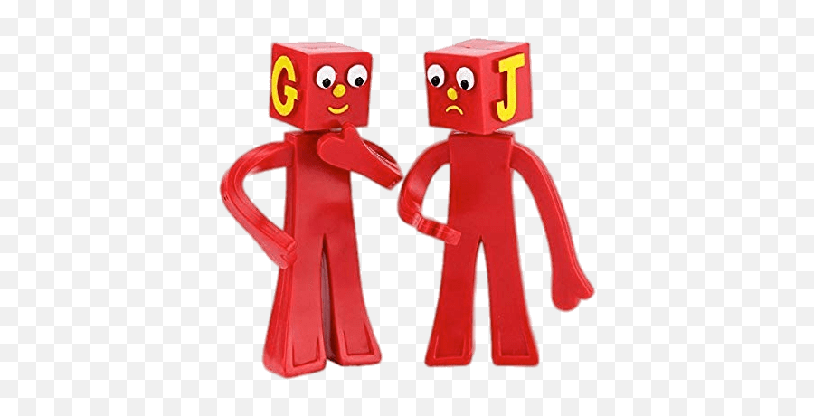 Gumby Characters The Blockheads - G And J Blockheads Png,Gumby Png