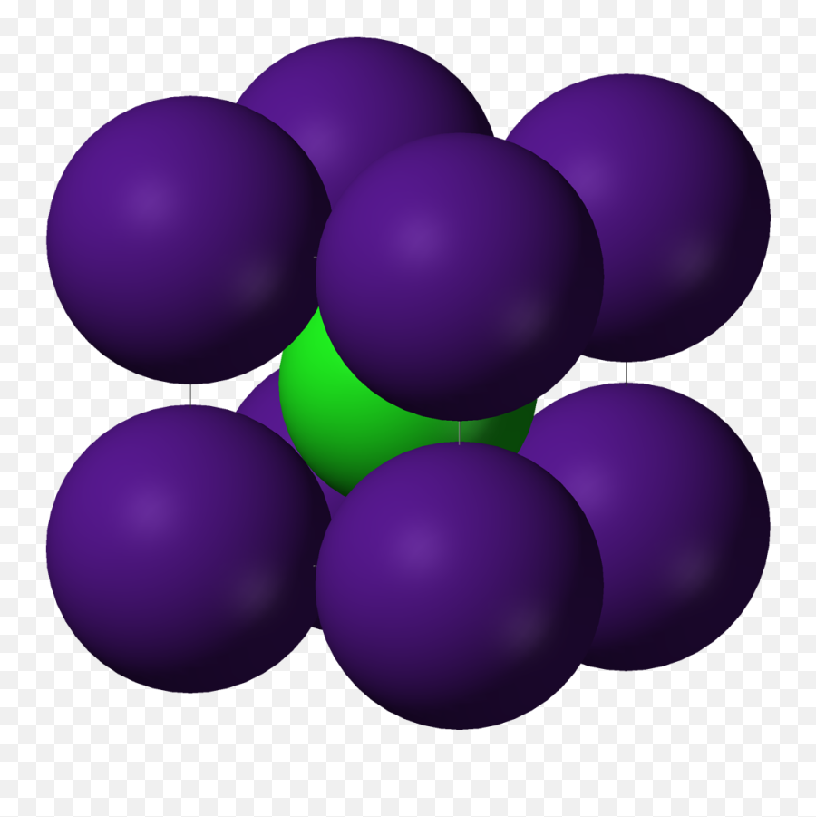 Filecaesium - Chlorideunitcell3dionicpng Wikipedia Ionic Bonding,Cell Png