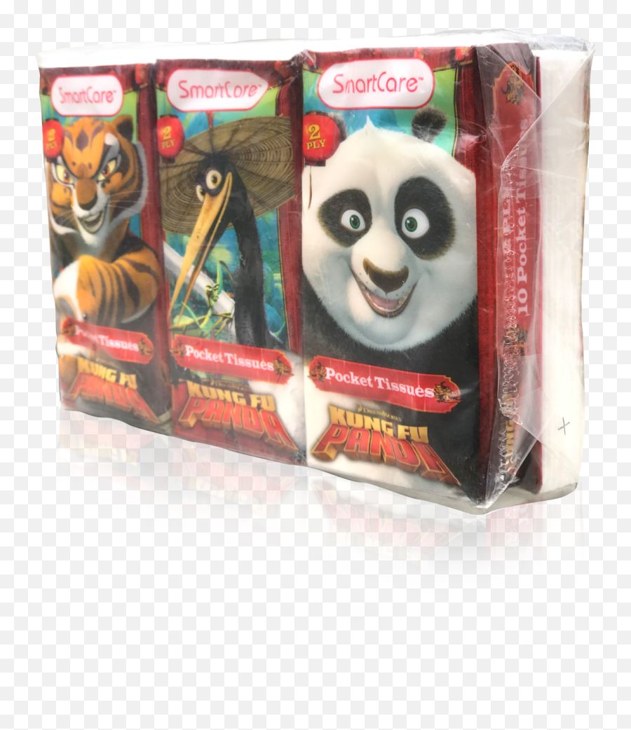 Smart Care Kung Fu Panda Pocket Facial Tissues 6 Pack Png