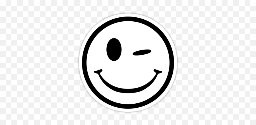 Free Wink Smiley Face Download - Winky Face Clipart Black And White Png,Winky Face Emoji Png