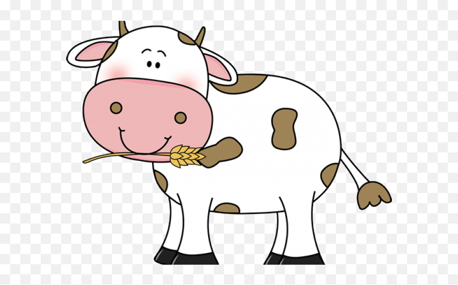 Dairy Cow Clipart - Transparent Cow Clipart Png,Cow Transparent