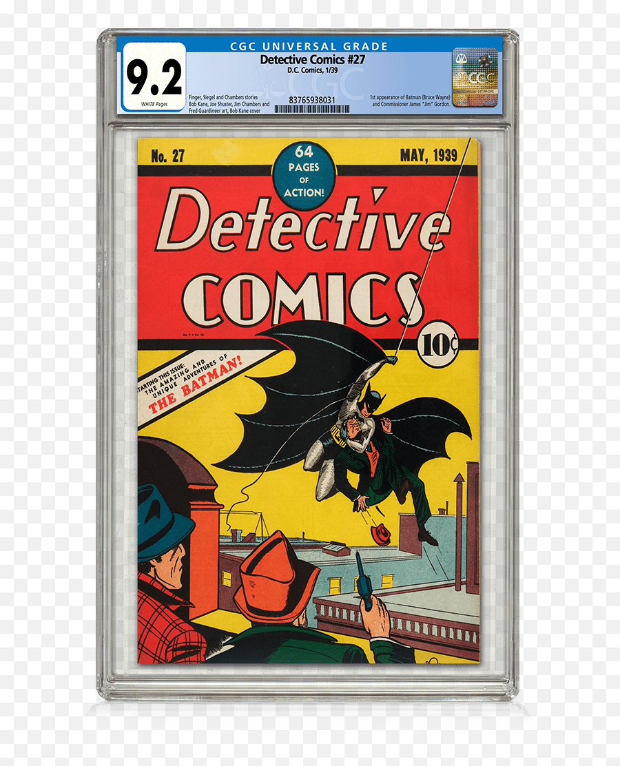 About Cgc - Detective Comics 27 Original Png,Detective Comics Logo
