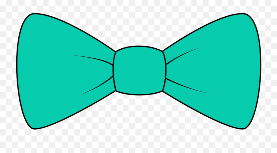 Teal Bow Tie Clipart - Clip Art Png,Tie Clipart Png