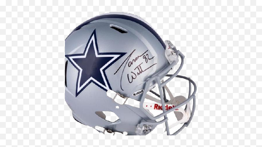 Autographed Dallas Cowboys Jason Witten - Dallas Cowboys Signed Helmet Png,Cowboys Helmet Png