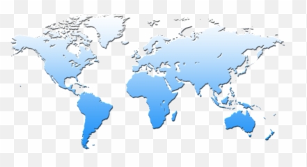 Hd World Map Png Transparent Background - Minimal