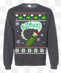 Im Pickle Rick Christmas Sweatshirt - Camaro Ugly Sweater png