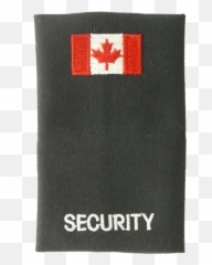 Security Epaulettes With Canadian Flag - Solid png