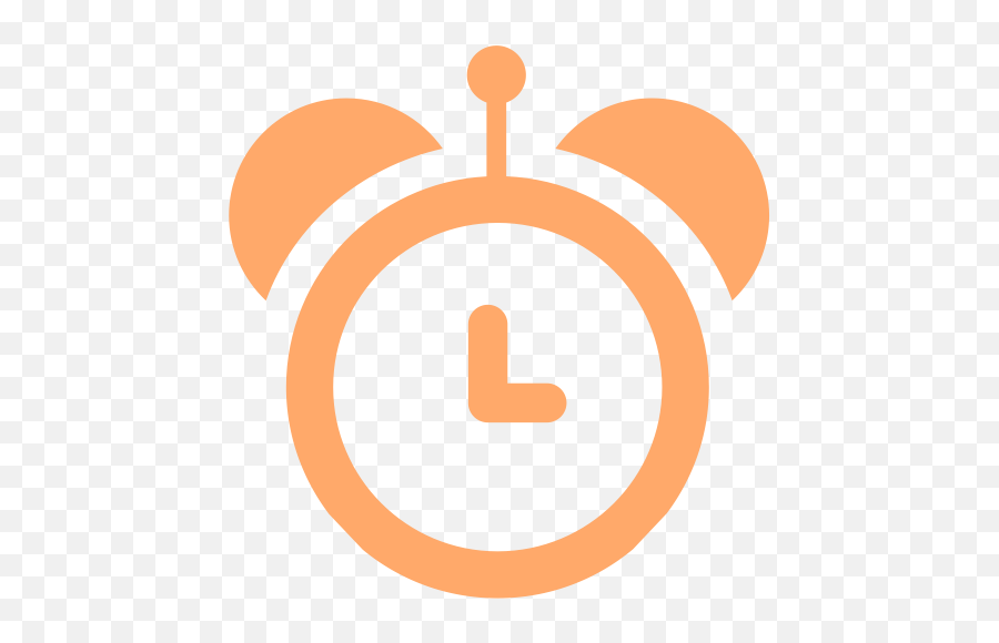 Clock Icon Png - Alarm Clock Clipart Black And White,Nose Png