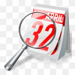 Date Find Schedule Search Icon - Search By Date Icon Png,Red Search Icon Png