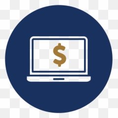 Online Banking Clipart Computer - Navy Blue Youtube Icon png