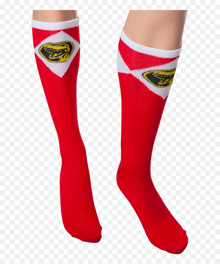 Red Ranger Mighty Morphinu0027 Power Rangers Socks - Sock Png,Red Power Ranger Png