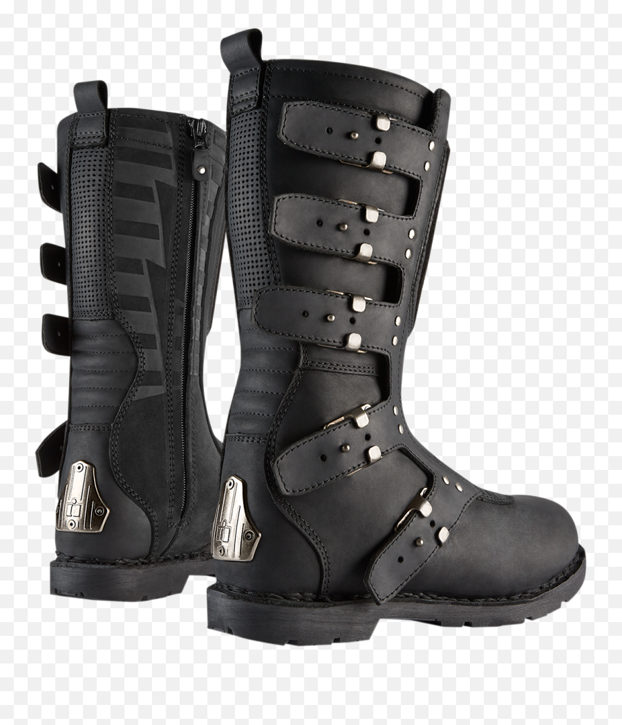 Icon 1000 Womenu0027s Size 55 Elsinore Hp Black Motorcycle - Icon Elsinore Hp Png,Icon Reign Waterproof Boots