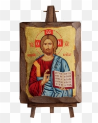 Jesus Christ Pantocrator - Christian Cross png