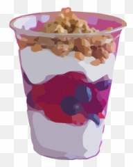 Parfait Fruit Yogurt Clip Art - Vector Clip Art Parfait Clip Art Png,Fruit Clipart Png