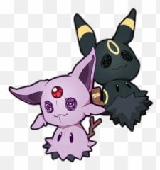 Freetoedit Cute Kawaii Girl Pokemon Mimikyu Eevee Evolu - Eevee Mimikyu Png,Mimikyu Png