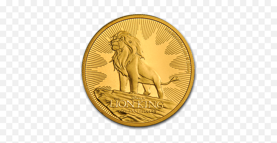 2019 Niue 1 Oz Gold 250 Disney Lion King 25th Anniversary Bu - Sku189589 Ebay Lion King Golden Coin Png,Lion King Logo