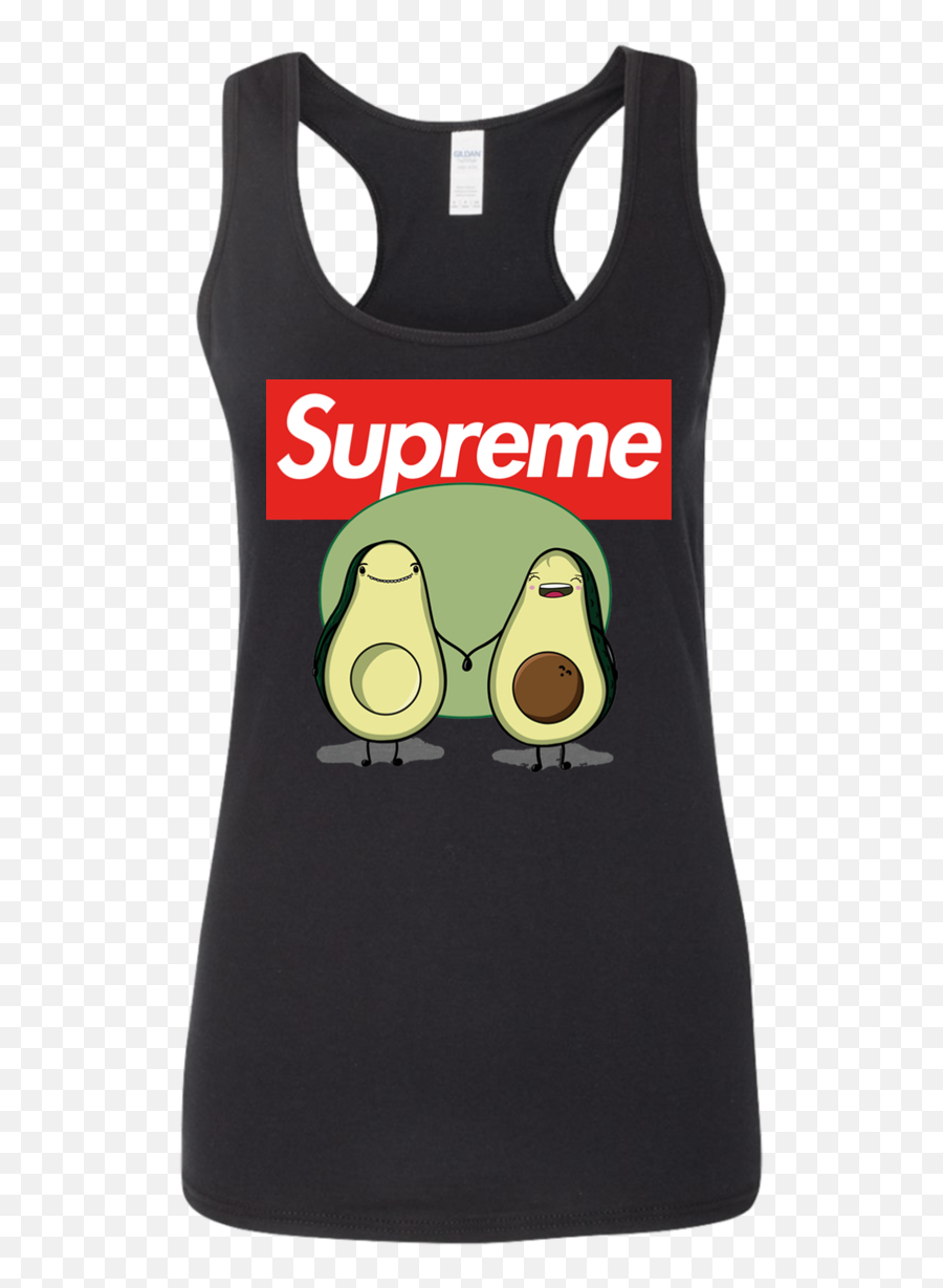 Download Pregnant Avocados Supreme Shirt G645rl Gildan - Supreme Png,Supreme Shirt Png