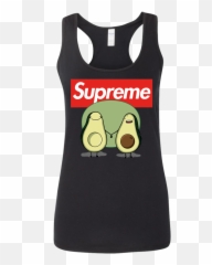 Download Pregnant Avocados Supreme Shirt G645rl Gildan - Supreme Png,Supreme Shirt Png