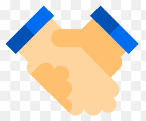 Shake Hands Gestures Cooperation Handshake Business - Icon png