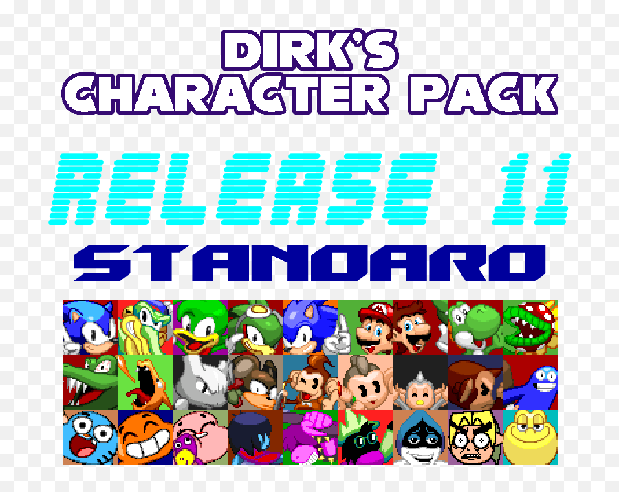 Dirku0027s Character Pack R11 - Megamix Edition Srb2 Message Png,Deltarune Icon