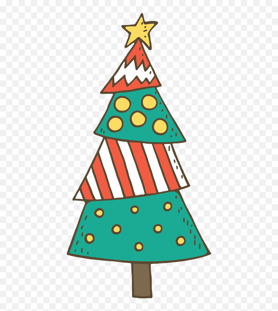 Lovely Christmas Tree Clipart Transparent - Clipart World Cute Christmas Tree Vector Png,Simple Christmas Tree Icon