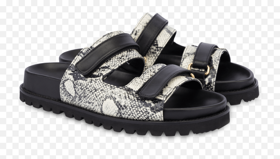 Fussbett Sandals In Viper Print Calfskin - Open Toe Png,Viper Icon 2