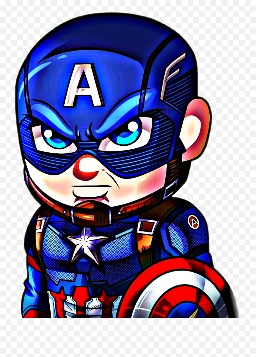 Captain America Fan Art Sticker By Stevensondr - Cartoon Png,Steve Rogers Png