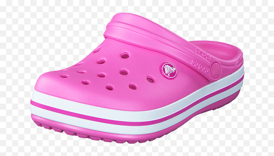 Download Buy Crocs Crocband Clog Kids Party Pink Shoes - Shoe Png,Crocs Png