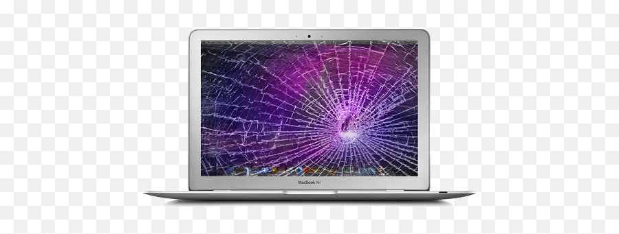 Laptop Screen Notebook Display Macbook Repalce - Broken Glass Png,Mac Icon Replacement
