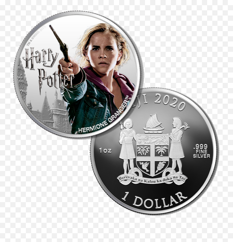 Details About 2020 Fiji 1 Oz Silver Harry Potter Characters Hermione Granger - Sku198794 Png,Hermione Png