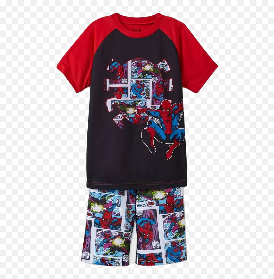 Marvel Boysu0027 Spider - Man 2pc Pajama Set In Red Xs Short Sleeve Png,Pajama Icon