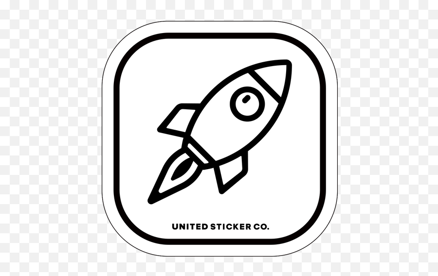 Badge Stickers U2013 Tagged Science U0026 Math United Sticker Co - White Rocket Icon Png,Rocket Ship Icon
