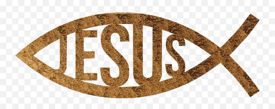 Jesus Fish - Metal Wall Art Language Png,Secret Icon