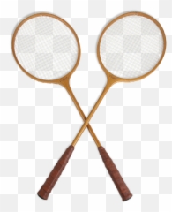 Vintage Tennis Racket Frame Wood Mark Eagle Selency - Raquette Badminton Bois Png,Tennis Racket Icon