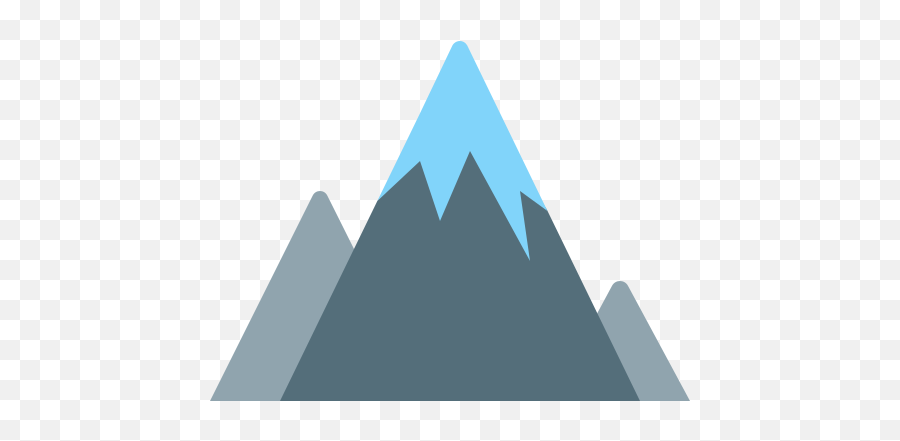 Mountain Icon In Color Style Png Mountian