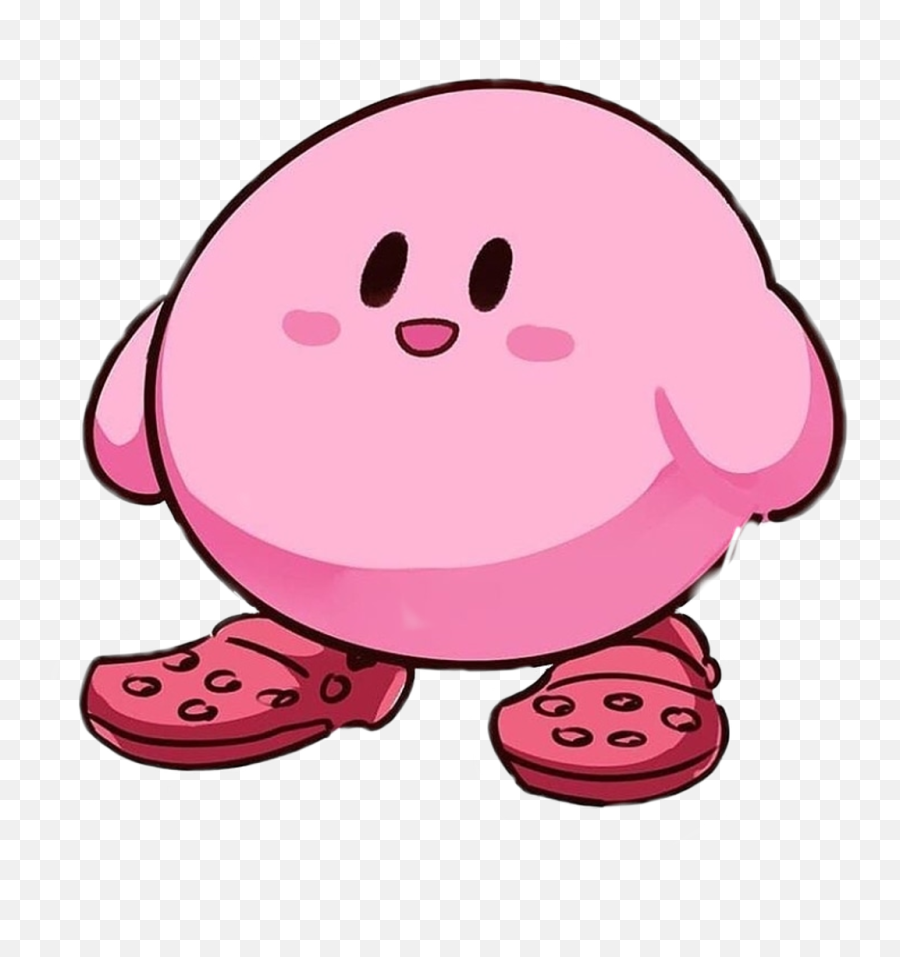 Kirb Sticker - Love Kirby Memes 1024x1044 Png Clipart Kirby With Crocs,Memes Png