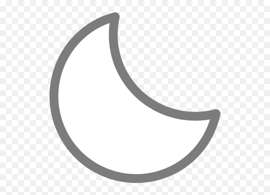 Moon Black And White Clipart - Half Moon Clipart Black And White Png,Moon Clipart Png